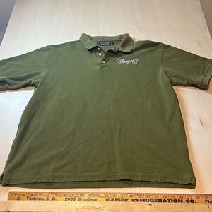 COOGI‎ Men’s Forest Green Short Sleeve Polo Shirt Size 2XL